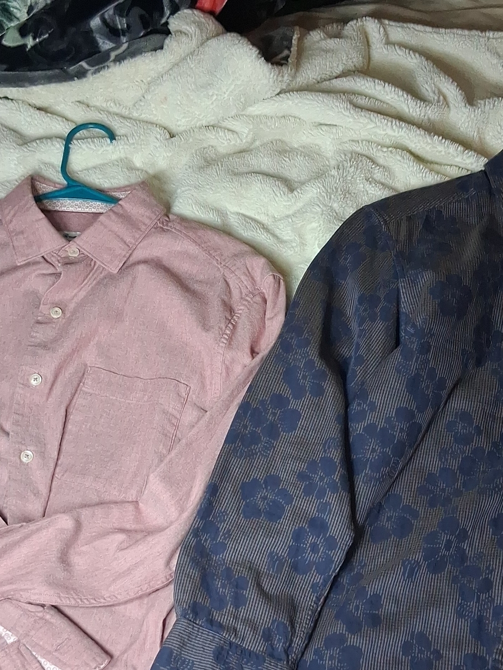 2 Tommy Bahama Men's Pink Button-Up Shirt - Casual Long Sleeve